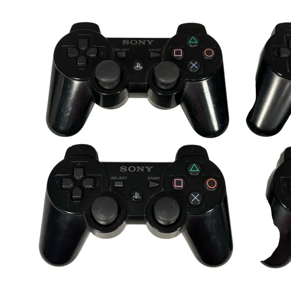 Sony Playstation PS3 Dualshock 3 Wireless Controllers Lot of 4 CECHCZ1U CECHCZ2U